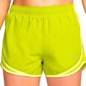 Nike Dri-Fit Lime Green Chartreuse Athletic Running Shorts XXL